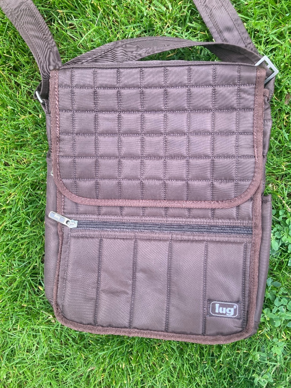 Chocolate Brown LUG crossbody bag